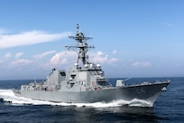 The U.S Navy accepted delivery of future USS Harvey C. Barnum, Jr. (DDG 124), from General Dynamics Bath Iron Works, Nov. 17.