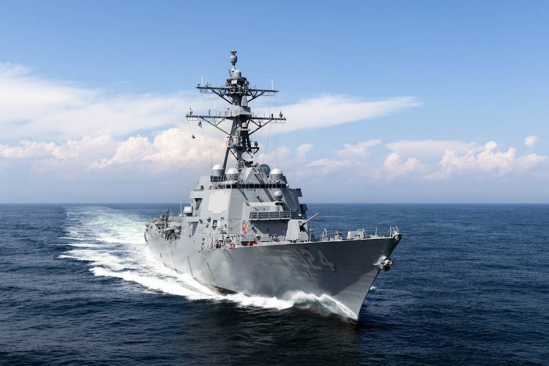 The U.S Navy accepted delivery of future USS Harvey C. Barnum, Jr. (DDG 124), from General Dynamics Bath Iron Works, Nov. 17.