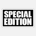 The words "Special Edition" are laid out in white text over a black background.