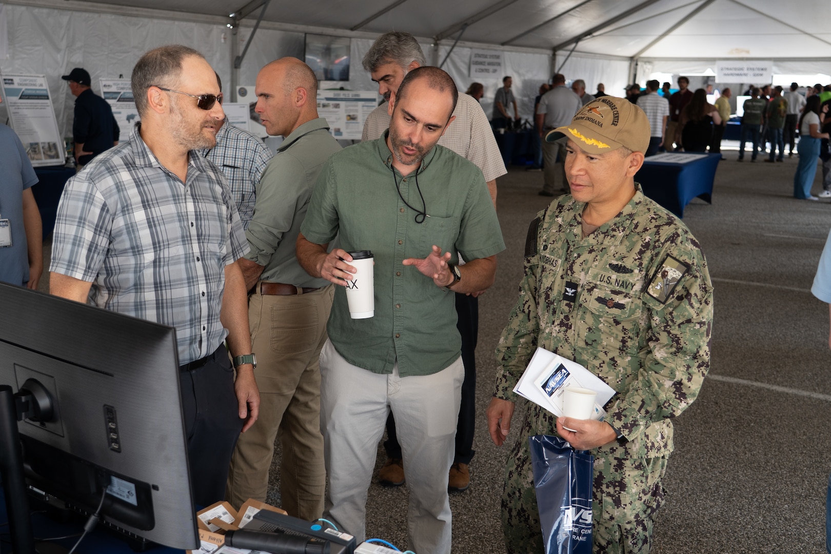 CAPT Boonyobhas observing technological demonstrations