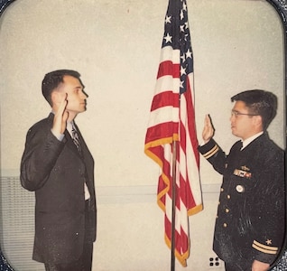 OAKLAND, Calif. – In 1999, Dan Hogan took his oath and was sworn into the Navy, where he spent 20 years. Today, Hogan plays a key role in developing and refining software that ensures the Navy's submarines are always ready for the next mission. (Dan Hogan/Courtesy Photo)