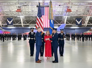 ecretary of the Air Force Troy Meink presides over the ceremony of Air Force Chief of Staff Gen. Ken Wilsbach during his assumption of responsibility ceremony at Joint Base Andrews, Md. Nov. 18, 2025. During the ceremony, Gen. Wilsbach was sworn in as the 24th Chief of Staff of the Air Force.