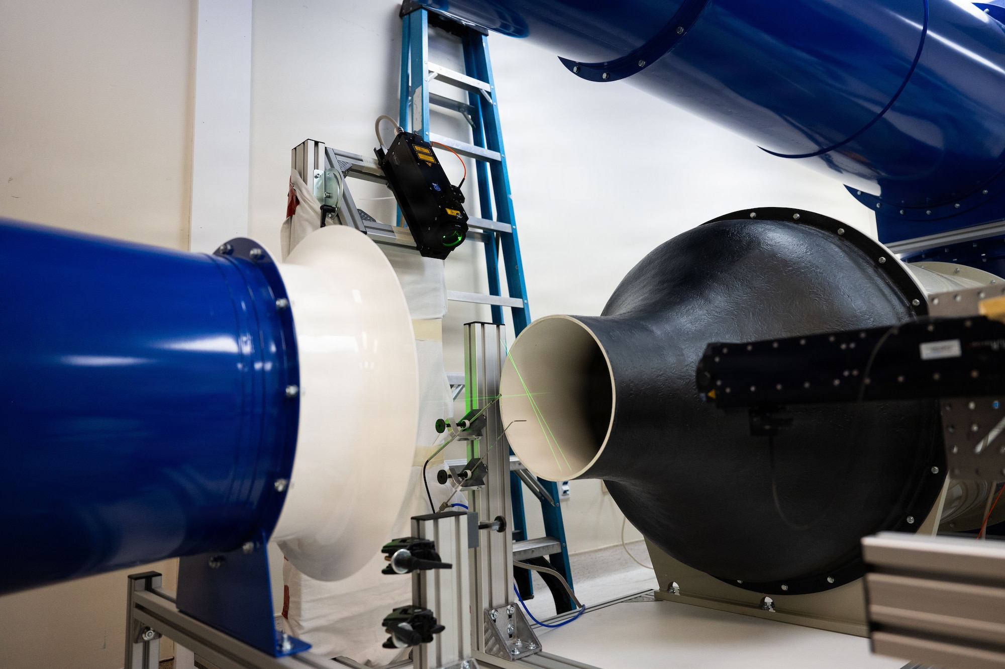Photo of a testing lab wind tunnel.