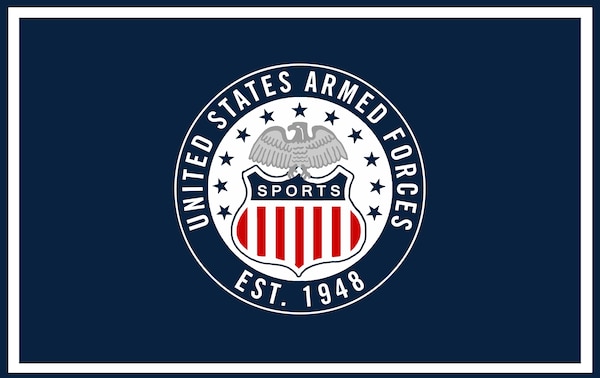 A logo for the Armed Forces Sports.