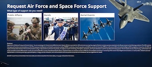 Screen grab of Public Affairs Productivity Portal