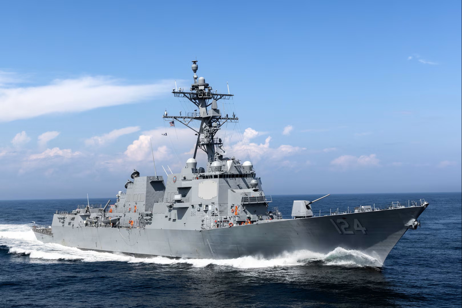 Mesmerizing Navy Commissions Uss Harvey C. Barnum Jr. Into The Fleet Photo Collection