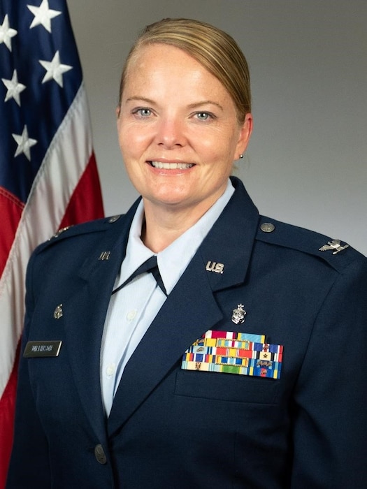 Col Patricia A. Wilkinson, RN, MSN, ACNP-BC is the 446th Aeromedical Staging Squadron Commander, Joint Base Lewis-McChord, Washington. As the commander she leads the airmen of the 446 ASTS, with a wartime mission to deploy personnel providing nursing and specialty functions of up to a 250 – bed Expeditionary readiness patient staging facility.