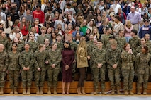 First and Second Ladies of the United States Visit MCB Camp Lejeune, MCAS New River