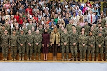First and Second Ladies of the United States Visit MCB Camp Lejeune, MCAS New River