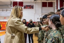 First and Second Ladies of the United States Visit MCB Camp Lejeune, MCAS New River