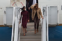 First and Second Ladies of the United States Visit MCB Camp Lejeune, MCAS New River