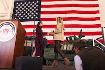 First and Second Ladies of the United States Visit MCB Camp Lejeune, MCAS New River