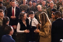 First and Second Ladies of the United States Visit MCB Camp Lejeune, MCAS New River