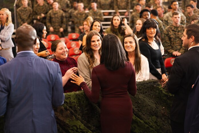 First and Second Ladies of the United States Visit MCB Camp Lejeune, MCAS New River