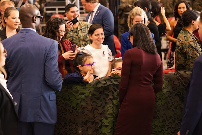 First and Second Ladies of the United States Visit MCB Camp Lejeune, MCAS New River