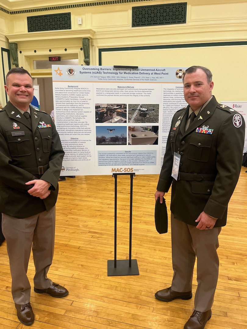 KACH staff present “Overcoming Barriers: Implementing Small Unmanned Aircraft Systems (sUAS) Technology for Medication Delivery at West Point” at Medical Autonomous Care-State of the Science Conference at the University of Pittsburgh.
