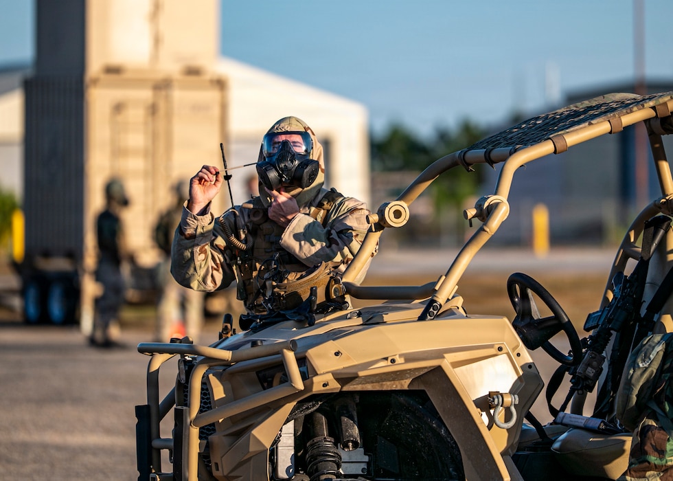 Airmen sharpen their chemical defense during Mosaic Tiger 26-1