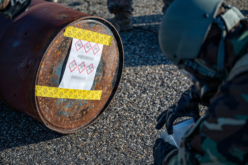 Airmen sharpen their chemical defense during Mosaic Tiger 26-1