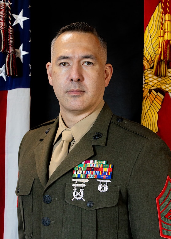 Master Sgt. Caldwell Command Photo.