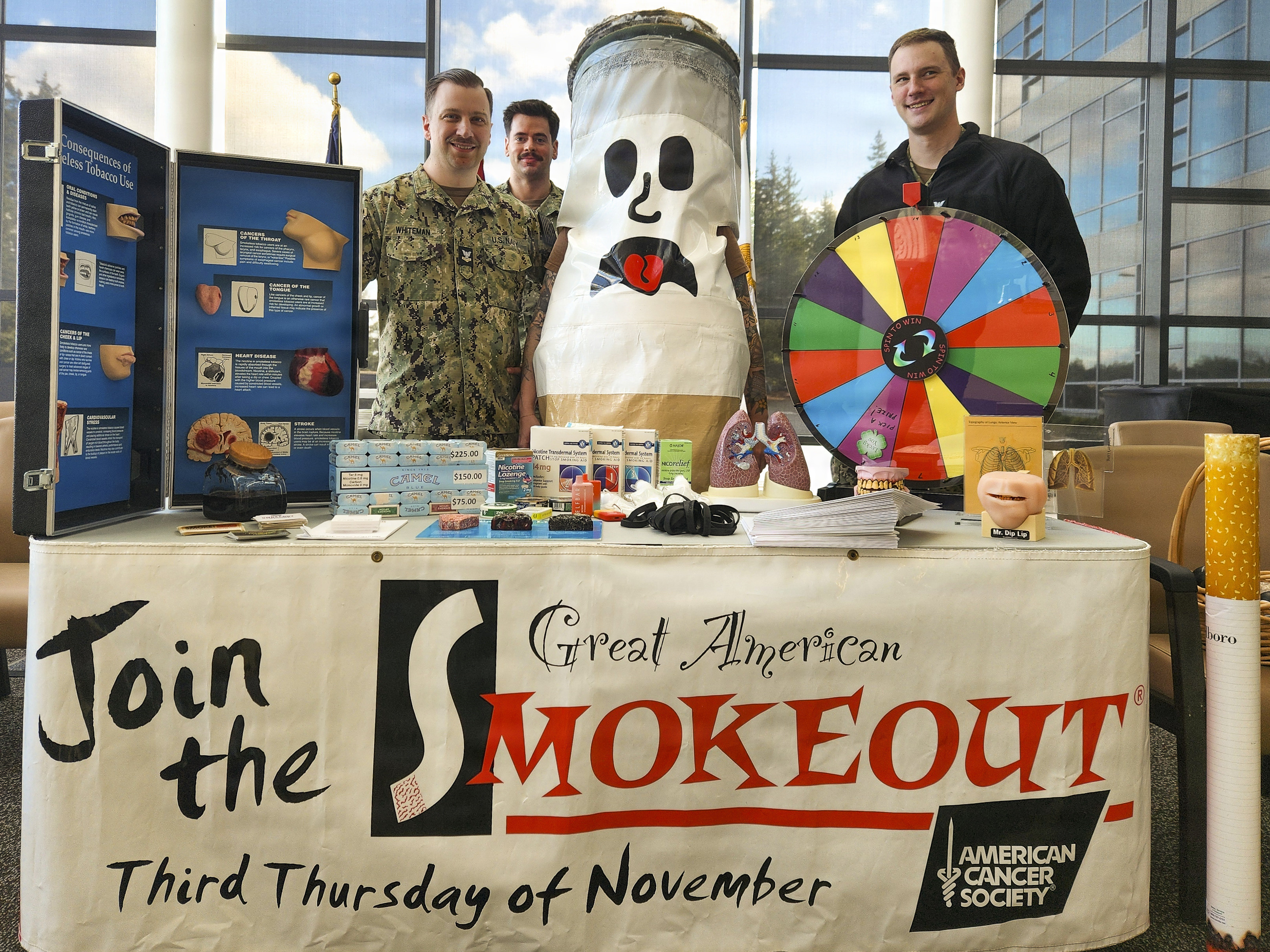 navy tobacco cessation program Keeping Operational Readiness from going up in smoke at NHB > Navy Medicine  > News Article