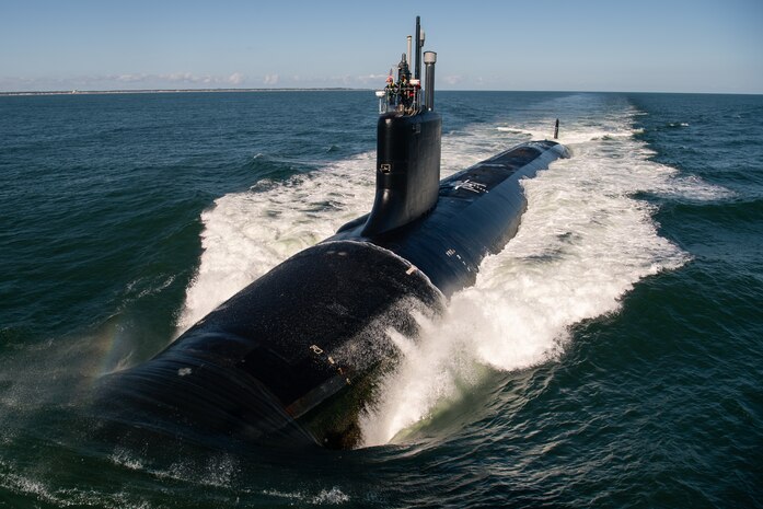 Massachusetts SSN 798 Sea Trials