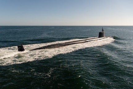 Massachusetts SSN 798 Sea Trials