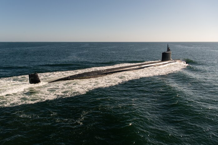 Massachusetts SSN 798 Sea Trials