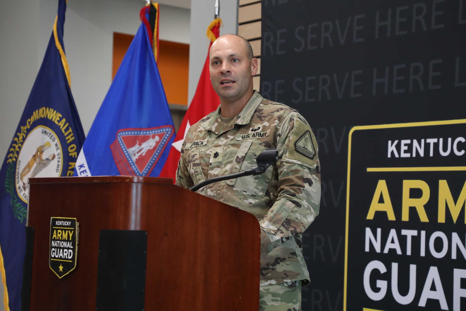The signed commitments set on the table during the Recruiting and Retention Battalion’s signing of mission commitments for FY26 at Joint Force Headquarters, Sept. 30, 2025