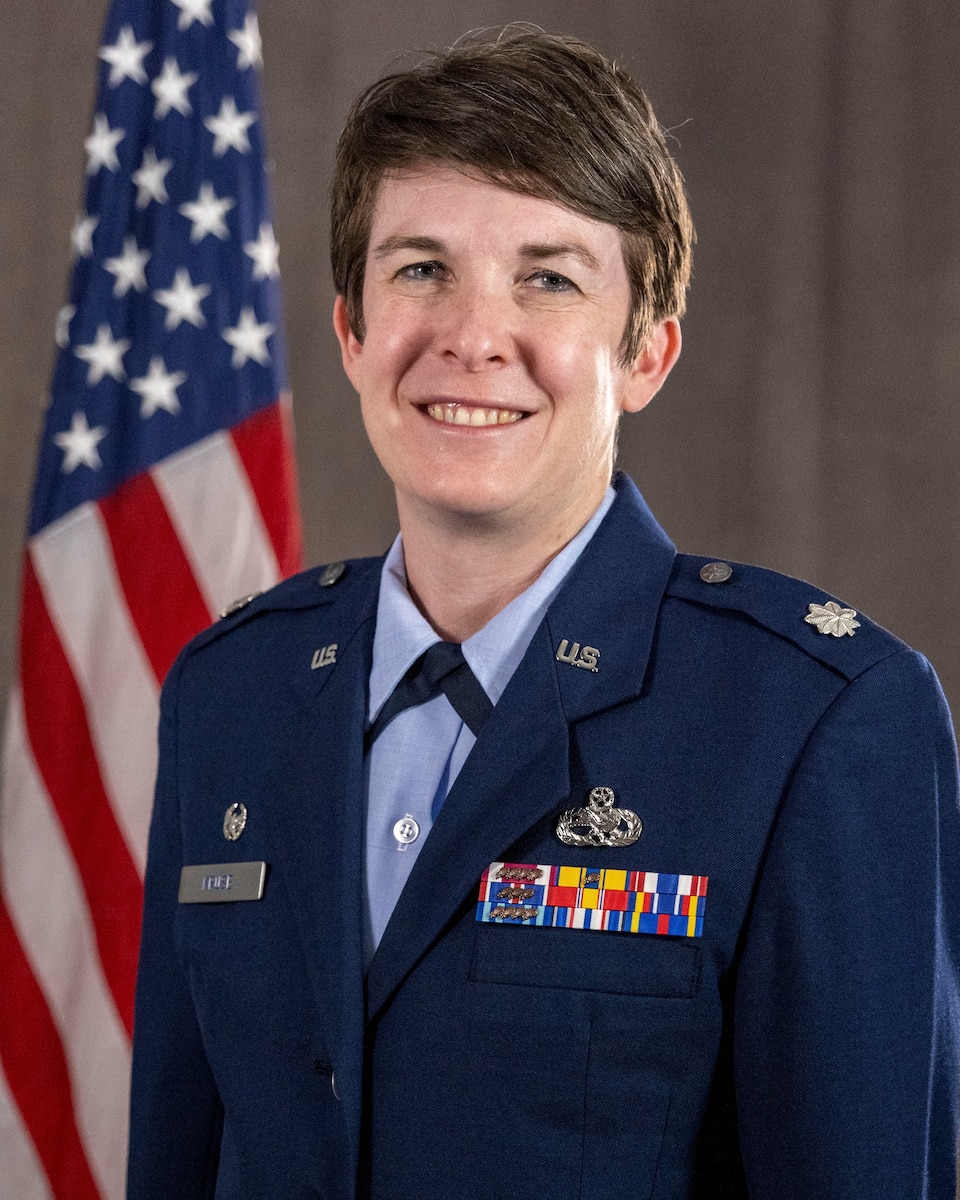 U.S. Air Force Lt. Col. Lauren Kruse, 140th Maintenance Group commander official photo