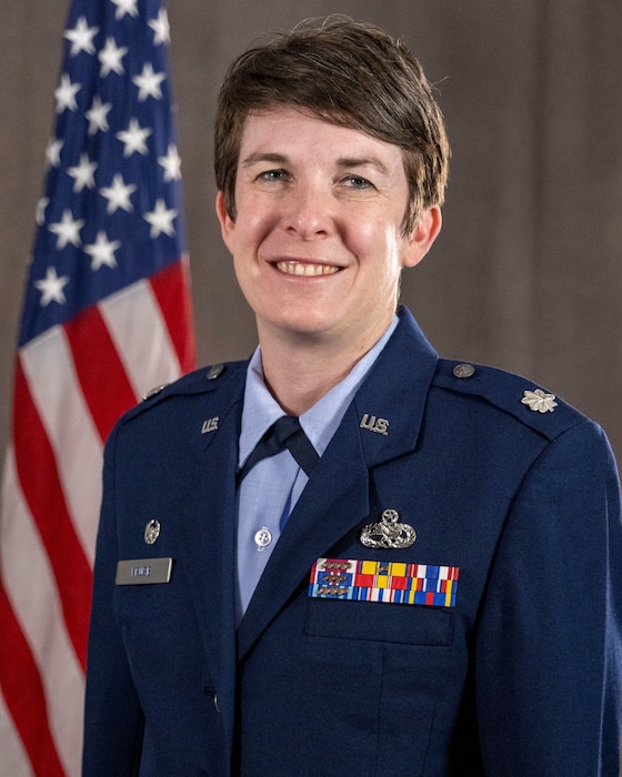 U.S. Air Force Lt. Col. Lauren Kruse, 140th Maintenance Group commander official photo
