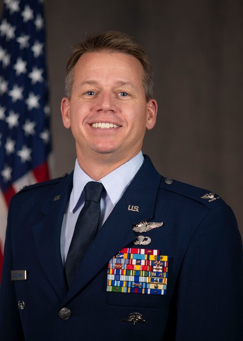 U.S. Air Force Col. Benjamin "Scrappy" Couchman, commander of the 140th Wing official photo.