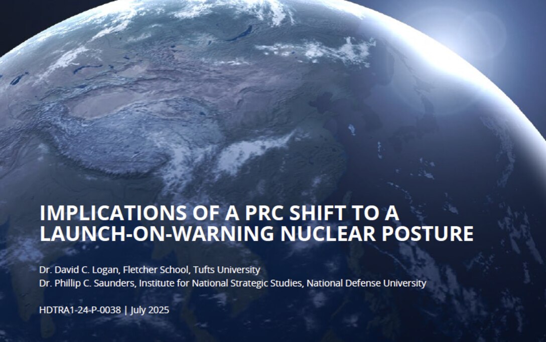 image of the Earth with text super imposed on it, Implications of a PRC Shift to a Launch-on-Warning Nuclear Posture