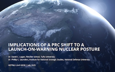 image of the Earth with text super imposed on it, Implications of a PRC Shift to a Launch-on-Warning Nuclear Posture