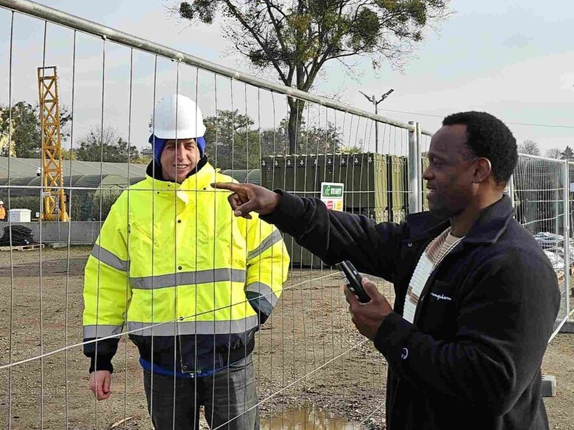 As Logistics Readiness Center Poland’s safety officer, one area Pat Brown is currently focusing on is tent decommissioning. He’s assisting one of the contractors with the accountability and safety requirements of over 200 tent systems being decommissioned in Powidz, Poland. Part of the decommissioning includes preparation for proper storage and disposal of the tent systems. (U.S. Army courtesy photo)