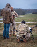 U.S. Army air defenders test portable sensors and shooters designed for EFDL during Project Flytrap