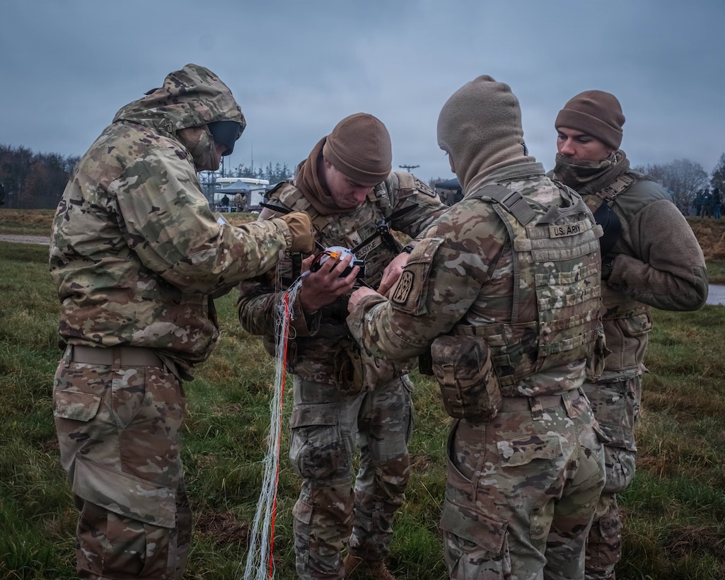 U.S. Army air defenders test portable sensors and shooters designed for EFDL during Project Flytrap