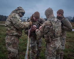 U.S. Army air defenders test portable sensors and shooters designed for EFDL during Project Flytrap
