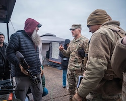 U.S. Army air defenders test portable sensors and shooters designed for EFDL during Project Flytrap