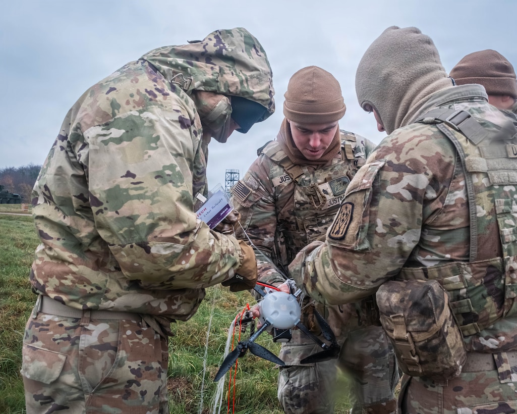 U.S. Army air defenders test portable sensors and shooters designed for EFDL during Project Flytrap 4.5