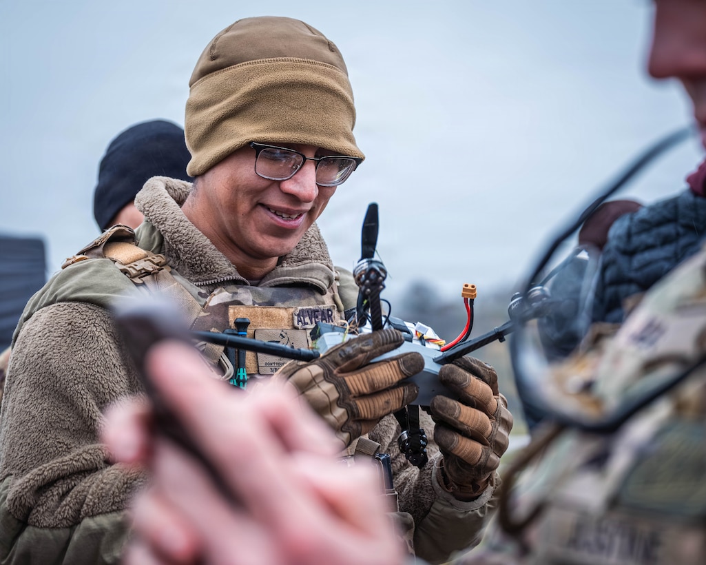 U.S. Army air defenders test portable sensors and shooters designed for EFDL during Project Flytrap 4.5