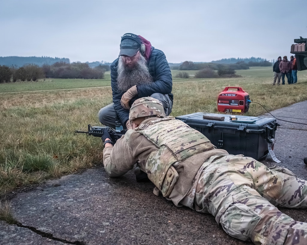U.S. Army air defenders test portable sensors and shooters designed for EFDL during Project Flytrap 4.5