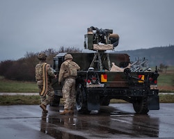 U.S. Army air defenders test portable sensors and shooters designed for EFDL during Project Flytrap 4.5