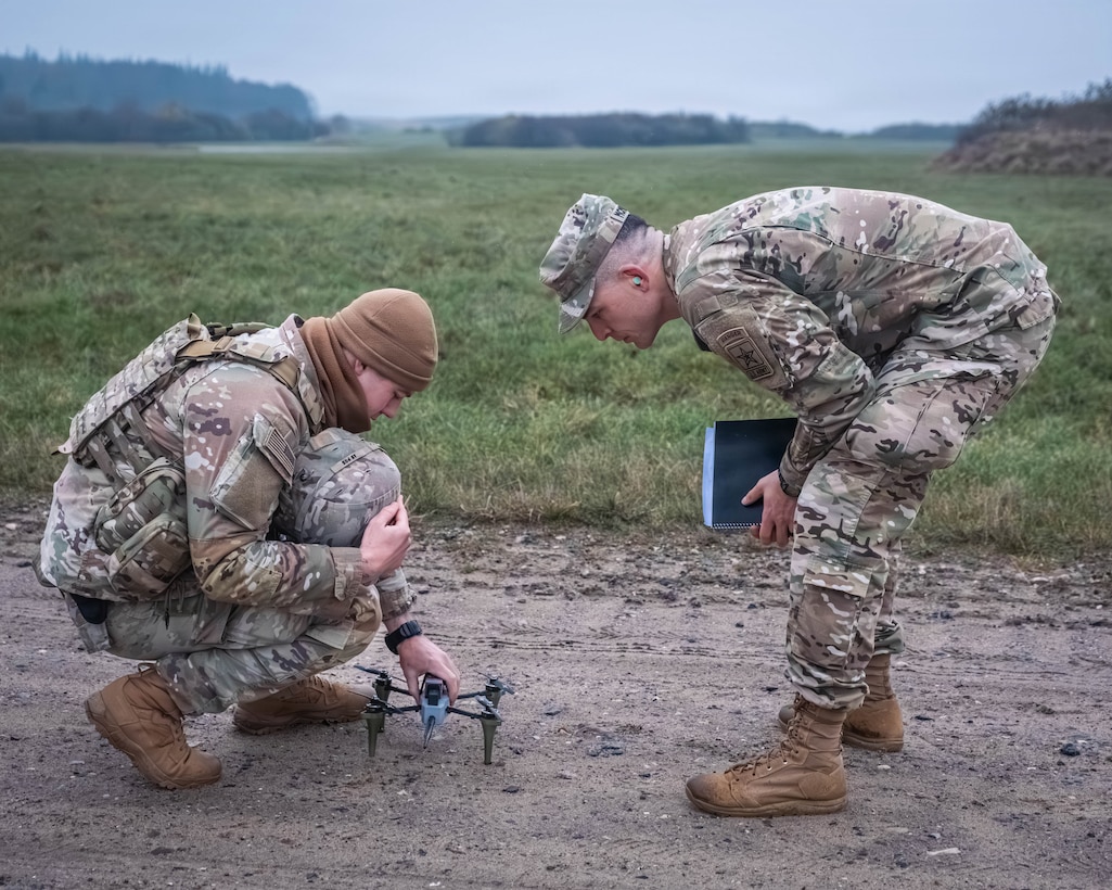 U.S. Army air defenders test portable sensors and shooters designed for EFDL during Project Flytrap 4.5