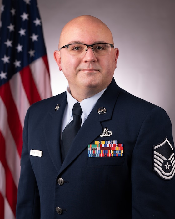 MSgt Colin Trusedell Official Service Dress Photo