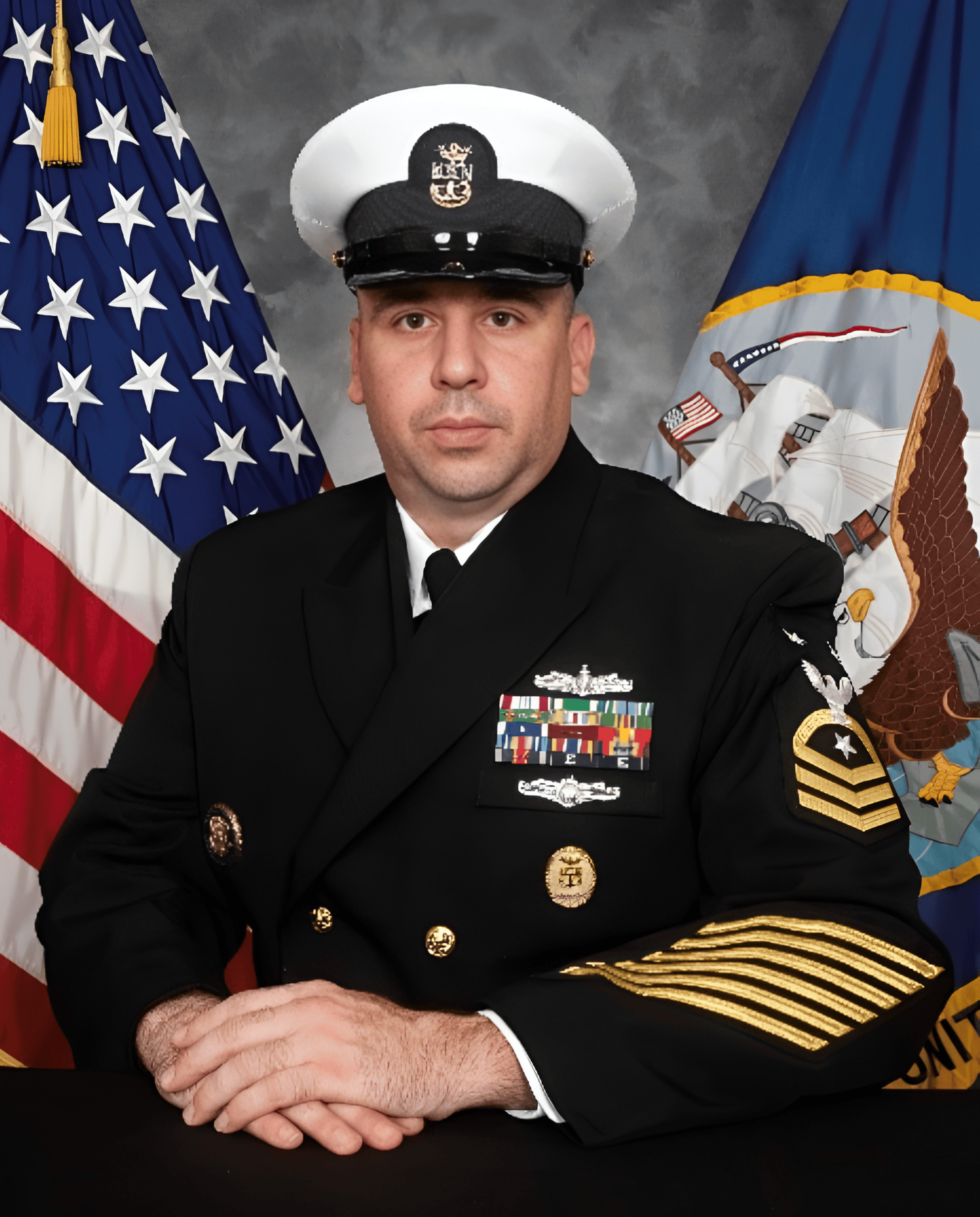 米海軍 US NAVY CPO チャレンジ 大型 9cm 72g CMDCM Joseph Czechowski > Naval Surface Force, U.S. Pacific Fleet