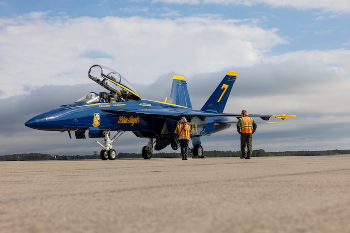 Blue Angels visit MCAS Cherry Point