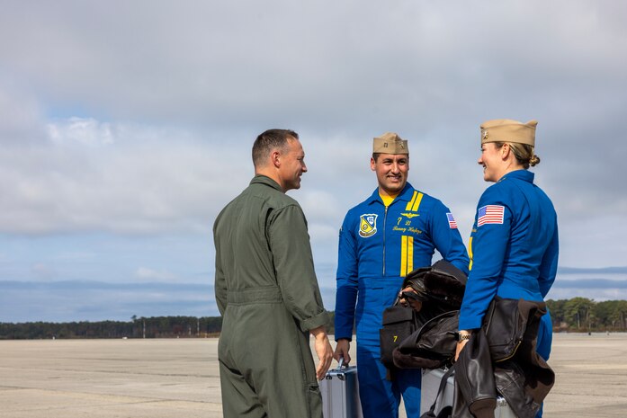 Blue Angels visit MCAS Cherry Point