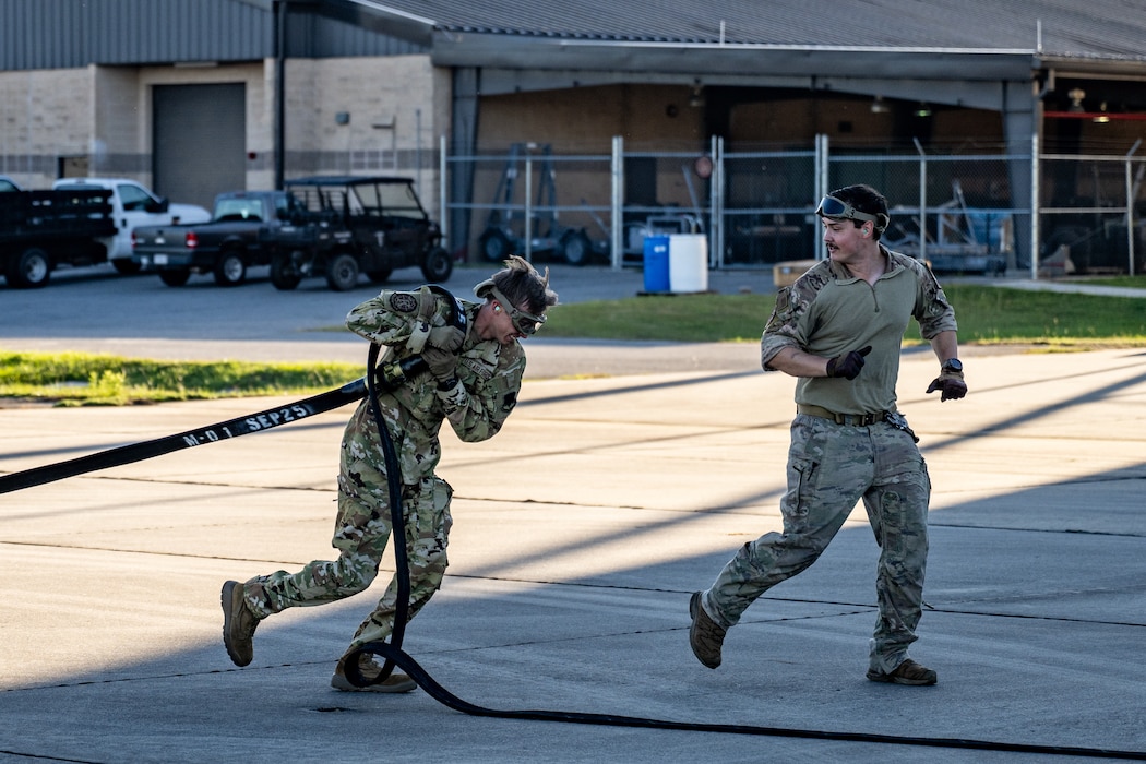 Airmen from the 71st Rescue Squadron and 23d Logistics Readiness Squadron honed their rapid refueling capabilities during Forward Area Refueling Point (FARP) training.