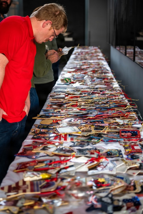 Gold Star Family Tree of Honor lighting ceremony in Peoria, Illinois, Nov. 15, 2025.