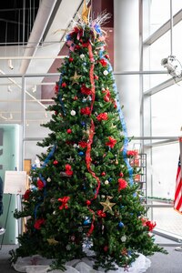 Gold Star Family Tree of Honor lighting ceremony in Peoria, Illinois, Nov. 15, 2025.